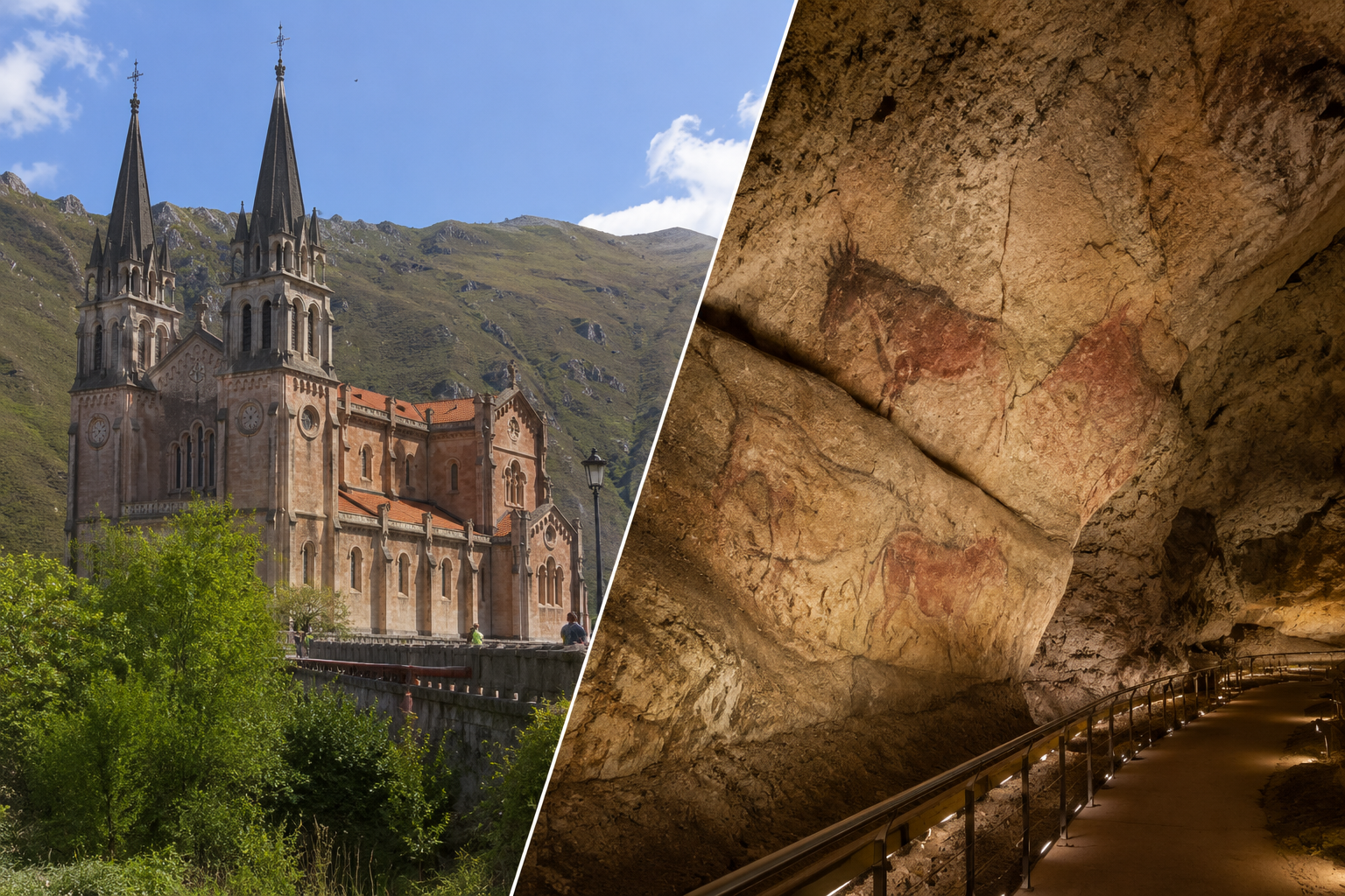 Covadonga y Cueva de Tito Bustillo